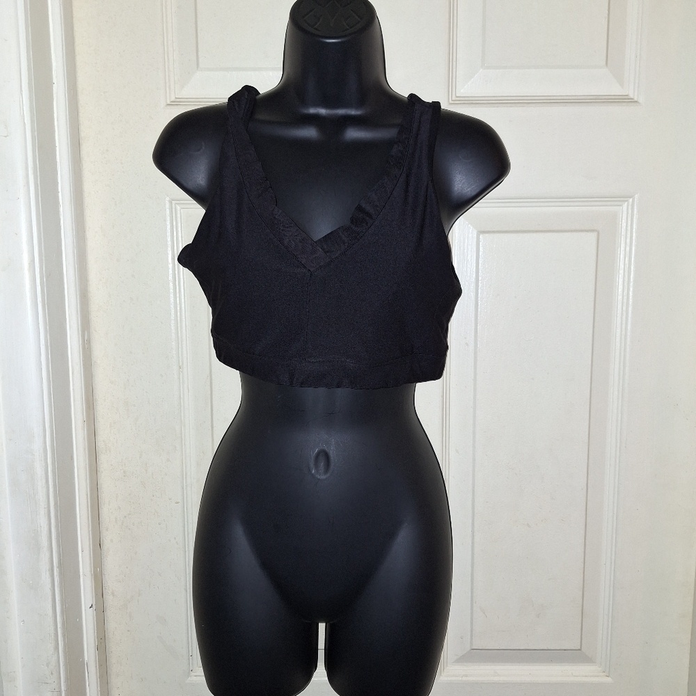 Avia black sports bra size large